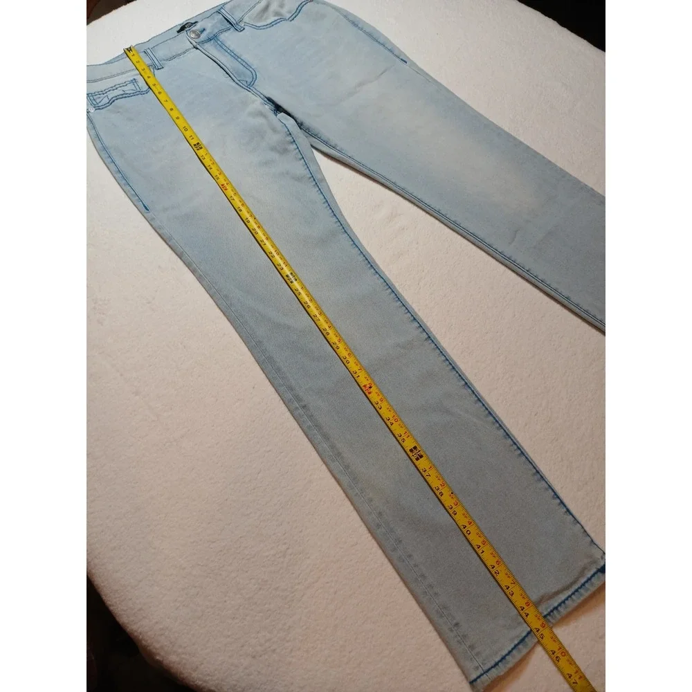 NWT True Religion Ricky Big T Straight Jeans 36x34 Light Endless Wash Blue